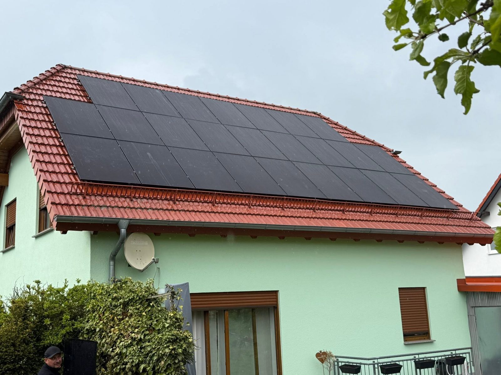 PV-Projekt großes Satteldach